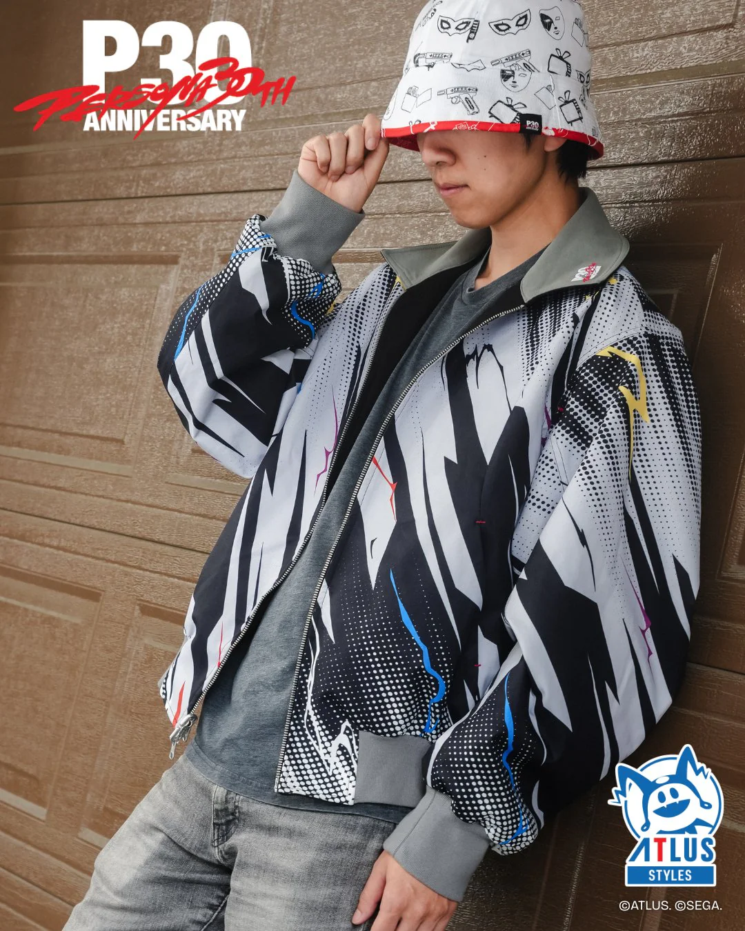 [PRE-ORDER] Persona 30th Anniversary: Reversible Bomber Jacket - Image 5
