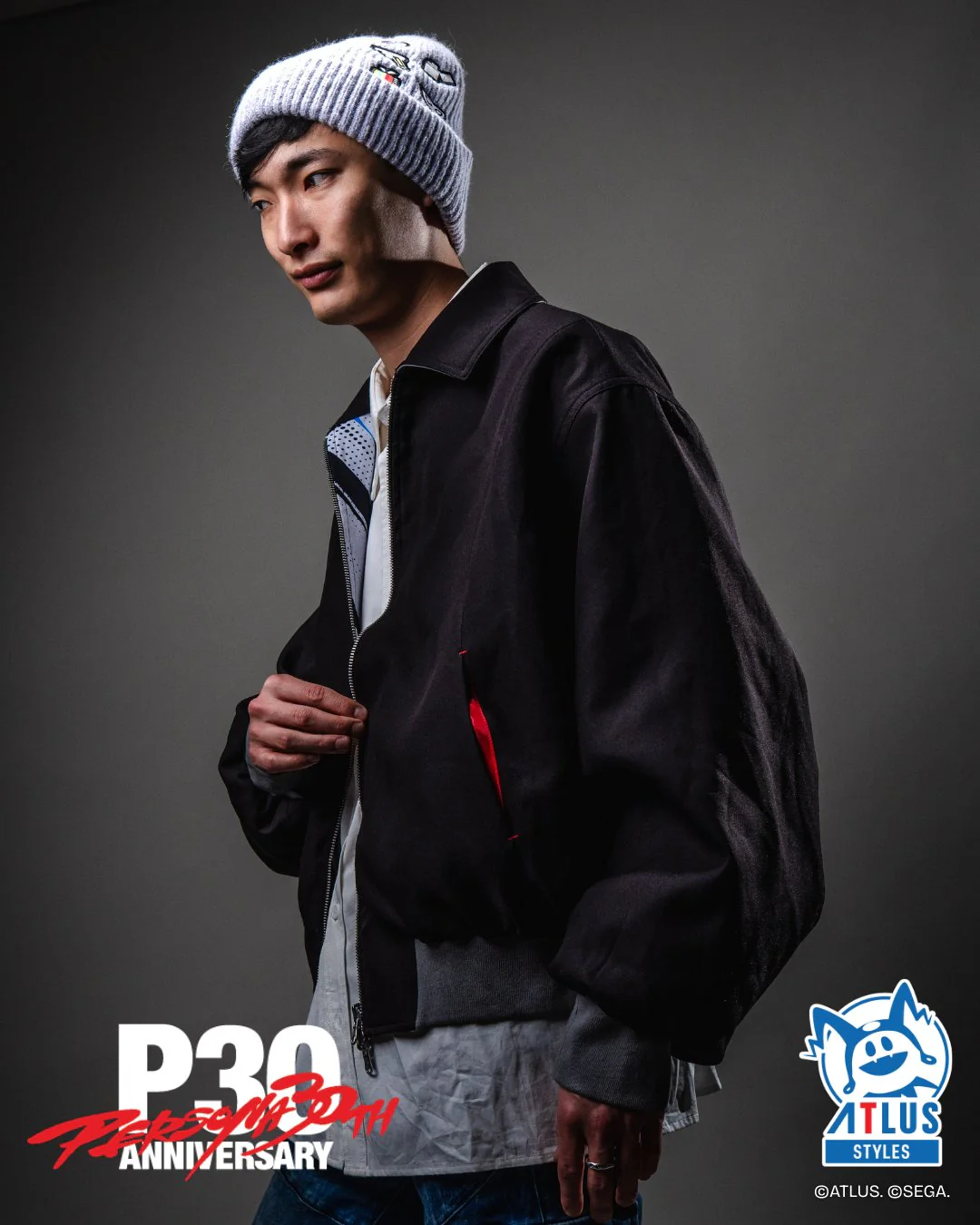[PRE-ORDER] Persona 30th Anniversary: Reversible Bomber Jacket - Image 8