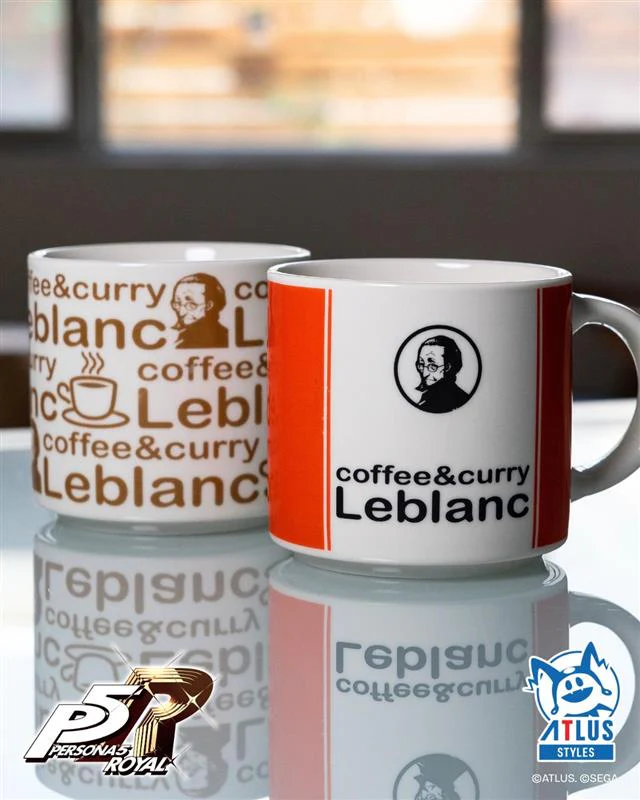 Persona 5 Royal: Coffee & Curry Leblanc Tableware Set – Monogram Pattern - Image 5